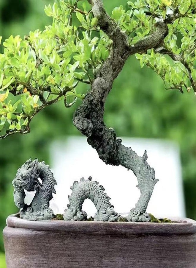 livelyfish Aquarium Dragon Statue Sandstone Ornaments Asian Fish Tank Decor for Freshwater Saltwater Tank Landscape Garden Decorations - Image 2